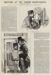 Sketches at the London Police-Courts